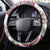 Bulgaria Folk Art Steering Wheel Cover with Traditional Embroidery and Floral Motifs