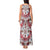 Bulgaria Folk Art Tank Maxi Dress with Traditional Embroidery and Floral Motifs