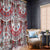 Bulgaria Folk Art Window Curtain with Traditional Embroidery and Floral Motifs