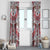 Bulgaria Folk Art Window Curtain with Traditional Embroidery and Floral Motifs