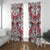 Bulgaria Folk Art Window Curtain with Traditional Embroidery and Floral Motifs