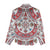 Bulgaria Folk Art Women Casual Shirt with Traditional Embroidery and Floral Motifs