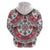 Bulgaria Folk Art Zip Hoodie with Traditional Embroidery and Floral Motifs