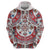 Bulgaria Folk Art Zip Hoodie with Traditional Embroidery and Floral Motifs