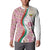 Rose of Bulgaria Button Sweatshirt with National Flag Ribbon and Floral Damask Pattern