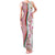 Rose of Bulgaria Family Matching Tank Maxi Dress and Hawaiian Shirt with National Flag Ribbon and Floral Damask Pattern
