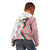 Rose of Bulgaria Kid Hoodie with National Flag Ribbon and Floral Damask Pattern