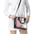 Rose of Bulgaria Shoulder Handbag with National Flag Ribbon and Floral Damask Pattern