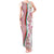 Rose of Bulgaria Tank Maxi Dress with National Flag Ribbon and Floral Damask Pattern