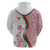 Rose of Bulgaria Zip Hoodie with National Flag Ribbon and Floral Damask Pattern