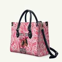 Black Cowgirl Leather Bag Boots And Bling - Pink Leopard Western Diva Melanin
