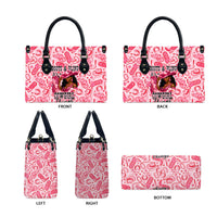 Black Cowgirl Leather Bag Boots And Bling - Pink Leopard Western Diva Melanin