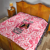 Black Cowgirl Quilt Boots And Bling - Pink Leopard Western Diva Melanin