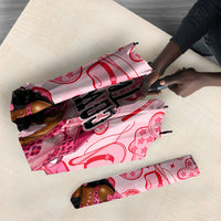 Black Cowgirl Umbrella Boots And Bling - Pink Leopard Western Diva Melanin