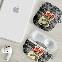 Black Cowgirl Lasso Horseshoe AirPods Case Vintage Retro Leopard Animal