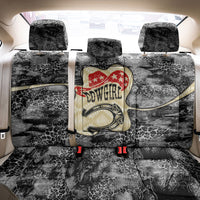 Black Cowgirl Lasso Horseshoe Back Car Seat Cover Vintage Retro Leopard Animal