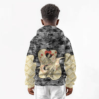 Black Cowgirl Lasso Horseshoe Kid Hoodie Vintage Retro Leopard Animal