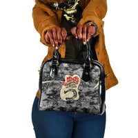 Black Cowgirl Lasso Horseshoe Shoulder Handbag Vintage Retro Leopard Animal