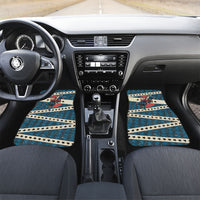 Bill Pickett Black Cowboy Car Mats Western American Heritage - Grunge Stars And Stripes