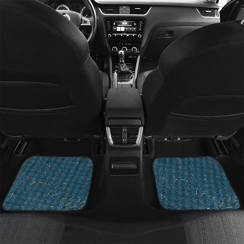 Bill Pickett Black Cowboy Car Mats Western American Heritage - Grunge Stars And Stripes