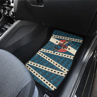 Bill Pickett Black Cowboy Car Mats Western American Heritage - Grunge Stars And Stripes