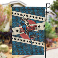 Bill Pickett Black Cowboy Garden Flag Western American Heritage - Grunge Stars And Stripes