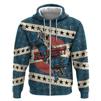Bill Pickett Black Cowboy Hoodie Western American Heritage - Grunge Stars And Stripes