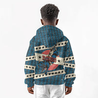 Bill Pickett Black Cowboy Kid Hoodie Western American Heritage - Grunge Stars And Stripes