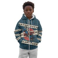 Bill Pickett Black Cowboy Kid Hoodie Western American Heritage - Grunge Stars And Stripes