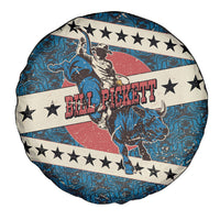 Bill Pickett Black Cowboy Spare Tire Cover Western American Heritage - Grunge Stars And Stripes