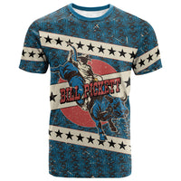 Bill Pickett Black Cowboy T shirt Western American Heritage - Grunge Stars And Stripes