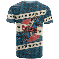 Bill Pickett Black Cowboy T shirt Western American Heritage - Grunge Stars And Stripes