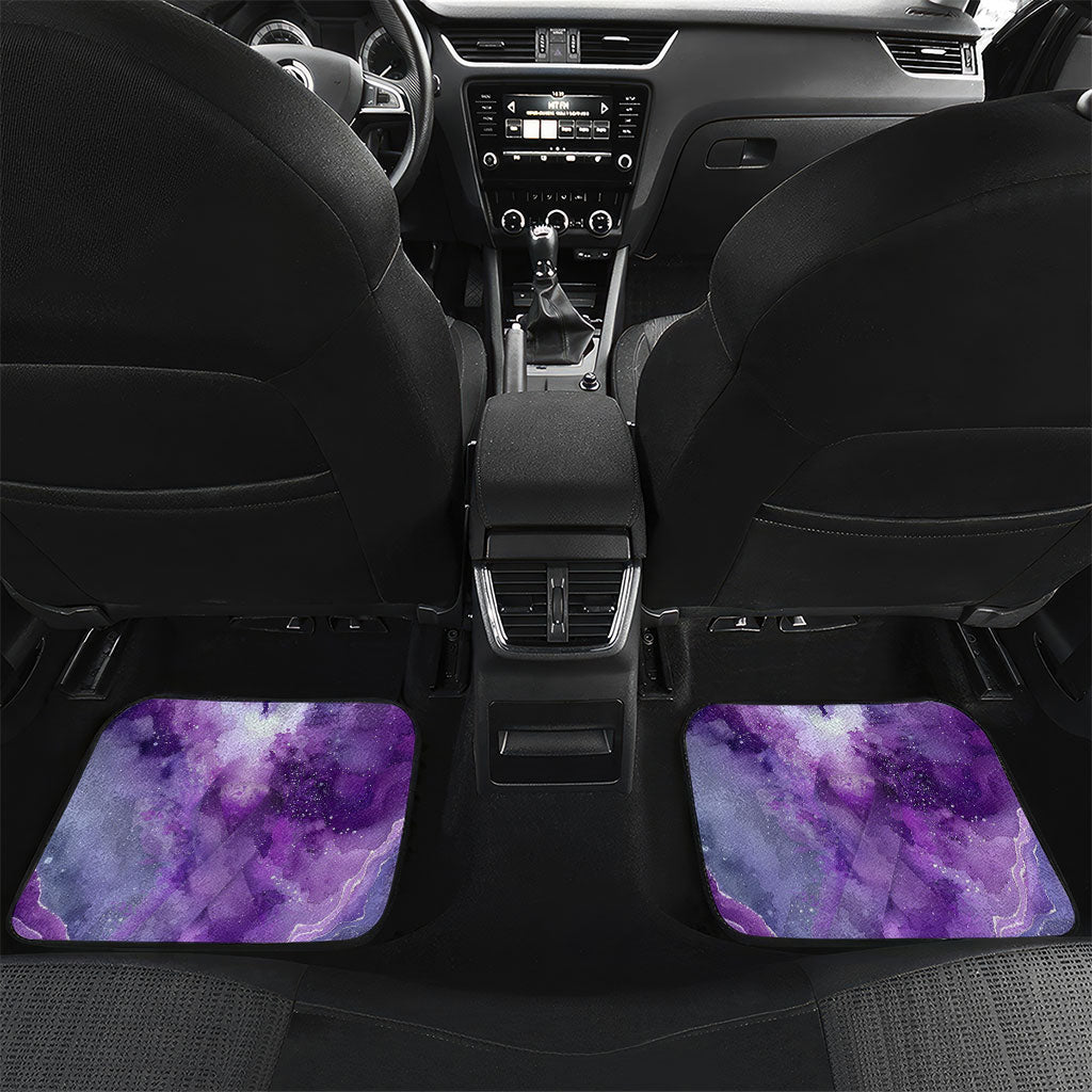Lupus Awareness Month Car Mats Purple Ribbon Watercolor Galaxy Butterfly Floral Support Art