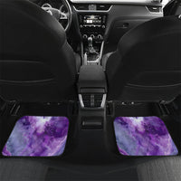 Lupus Awareness Month Car Mats Purple Ribbon Watercolor Galaxy Butterfly Floral Support Art