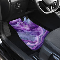 Lupus Awareness Month Car Mats Purple Ribbon Watercolor Galaxy Butterfly Floral Support Art
