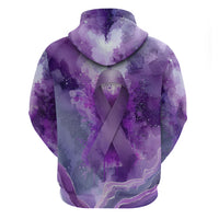 Lupus Awareness Month Hoodie Purple Ribbon Watercolor Galaxy Butterfly Floral Support Art