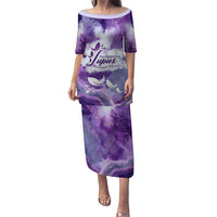 Lupus Awareness Month Puletasi Purple Ribbon Watercolor Galaxy Butterfly Floral Support Art