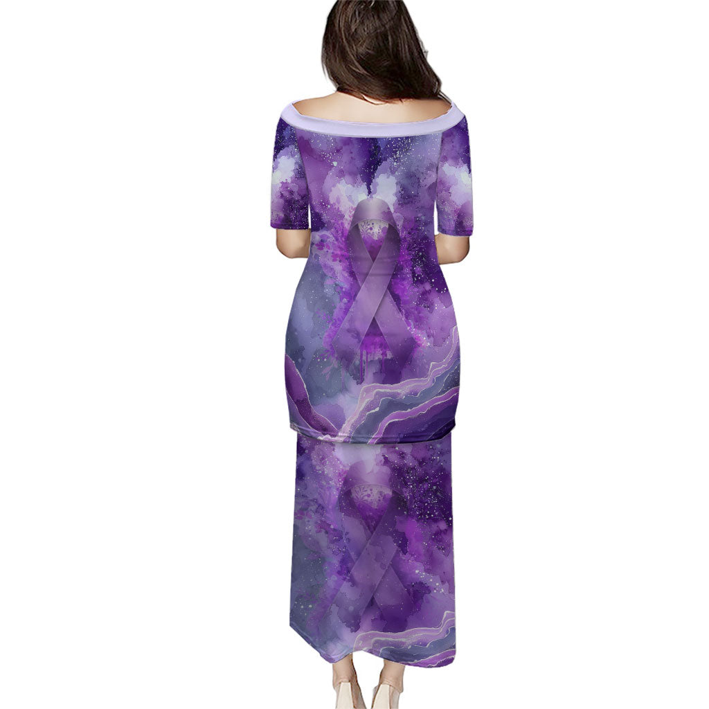 Lupus Awareness Month Puletasi Purple Ribbon Watercolor Galaxy Butterfly Floral Support Art