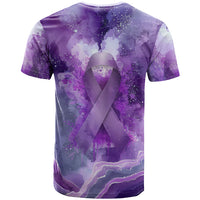 Lupus Awareness Month T Shirt Purple Ribbon Watercolor Galaxy Butterfly Floral Support Art
