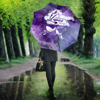 Lupus Awareness Month Umbrella Purple Ribbon Watercolor Galaxy Butterfly Floral Support Art