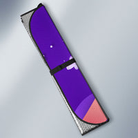 Lupus Awareness Auto Sun Shade Her Fight Is My Fight - Purple Ribbon Butterfly Wave Style