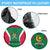 Maldives National Flag and Emblem Spare Tire Cover with Green Red White Colorblock Design