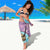 Maldives Coral Reef Ocean Print Sarong with Underwater Pastel Blue and Purple Design
