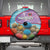 Maldives Coral Reef Ocean Print Spare Tire Cover with Underwater Pastel Blue and Purple Design