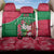 Maldives Floral Bloom Back Car Seat Cover with Tropical Island Blossoms and National Flag Design