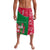 Maldives Floral Bloom Lavalava with Tropical Island Blossoms and National Flag Design