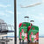 Maldives Floral Bloom Luggage Cover with Tropical Island Blossoms and National Flag Design