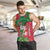 Maldives Floral Bloom Men Tank Top with Tropical Island Blossoms and National Flag Design