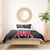 Maldives Dive Turtle Bedding Set with Coral Reef Pattern and Island Spirit Slogan