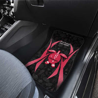 Maldives Dive Turtle Car Mats with Coral Reef Pattern and Island Spirit Slogan